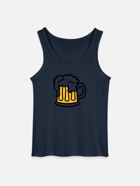 Beer - Gildan Men’s Tank Top - navy