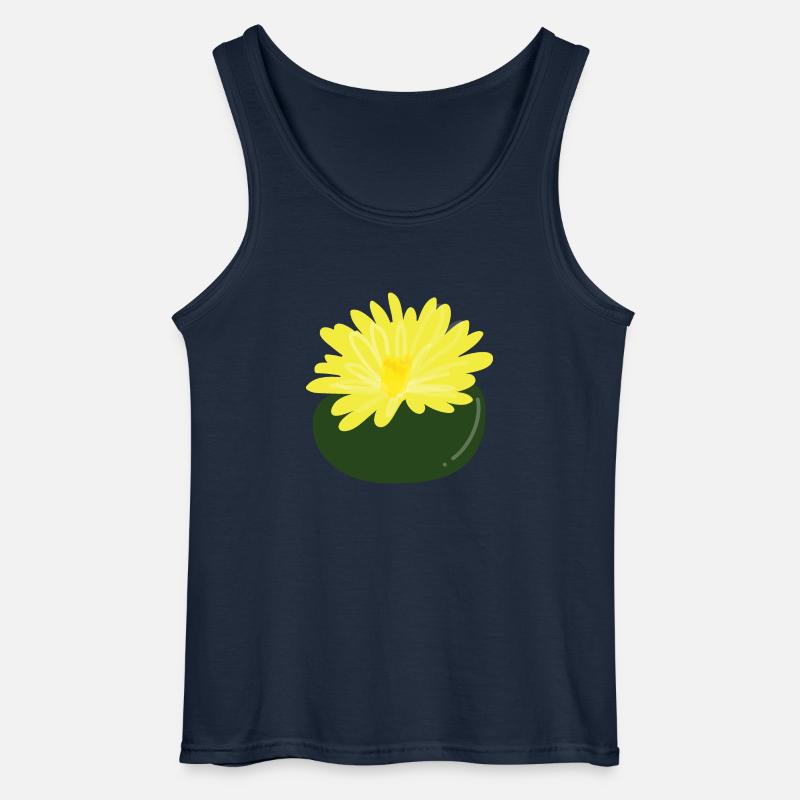 Lithops-Blüte1 - Gildan Männer Tank Top - Navy