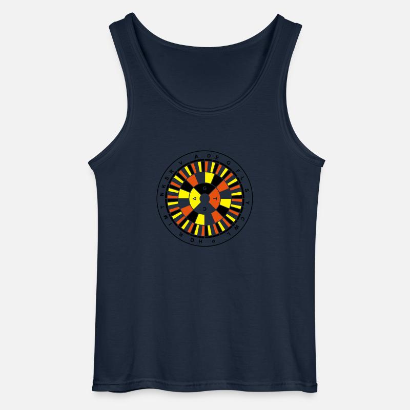 Genetic Code Nerd v1 - Gildan Männer Tank Top - Navy