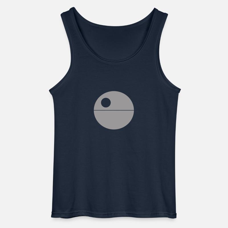 todessternschwarz - Gildan Männer Tank Top - Navy