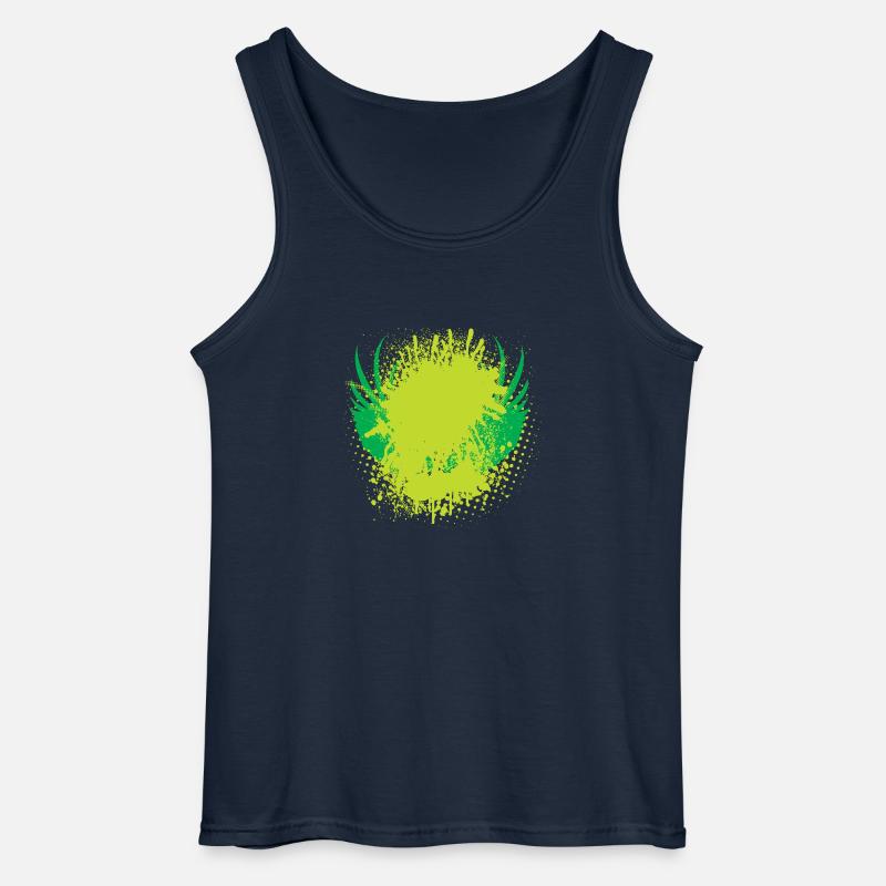 Vector background de - Gildan Männer Tank Top - Navy
