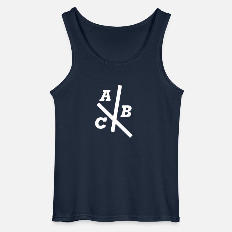 Kinder ABC - Gildan Männer Tank Top - Navy