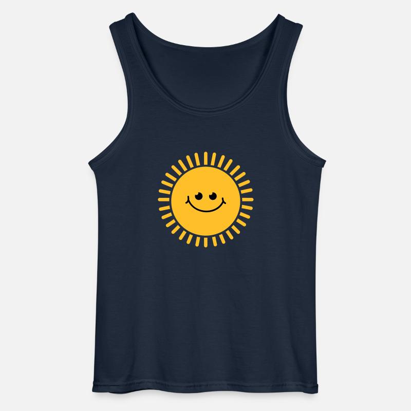 sun_baby_r2 - Gildan Männer Tank Top - Navy
