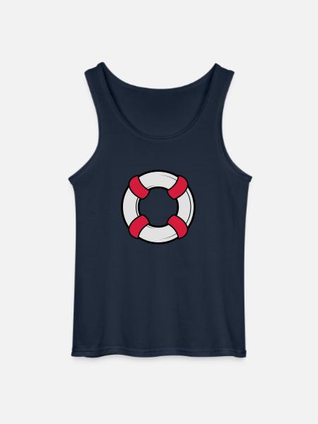 Rettungsring - Gildan Männer Tank Top - Navy