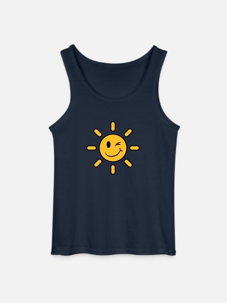 Sun - Gildan Men’s Tank Top - navy