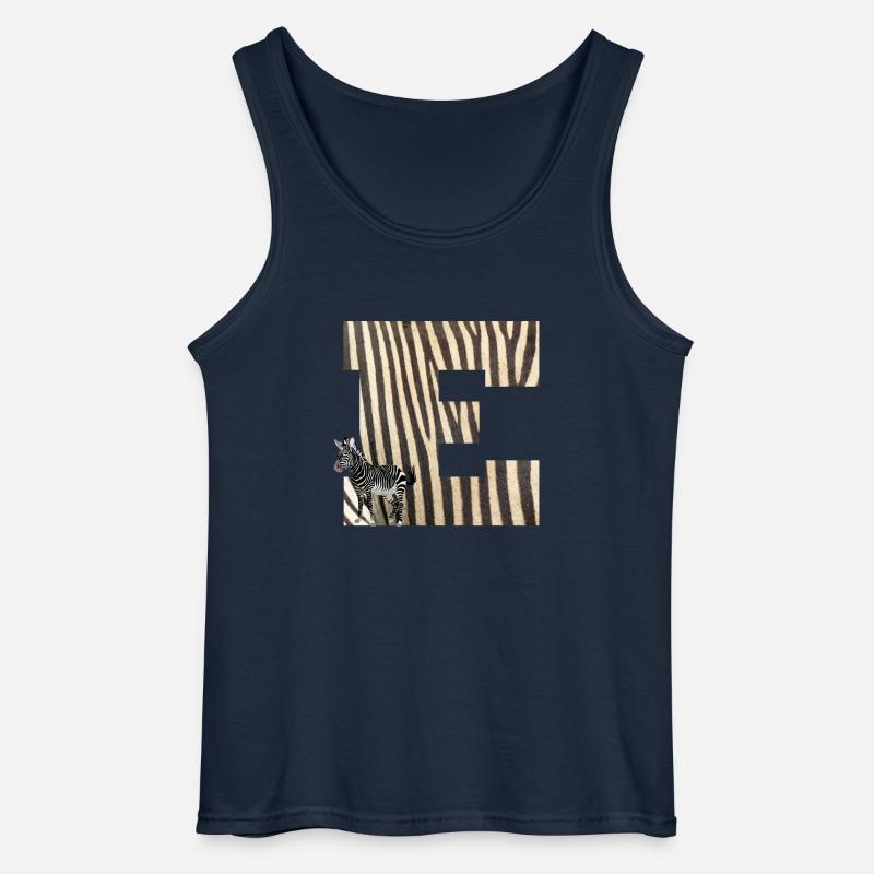 zebra e - Gildan Männer Tank Top - Navy