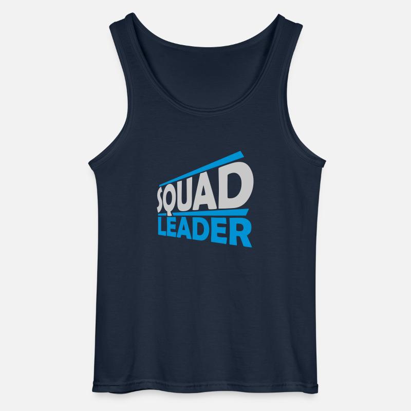 Design Logo Squad Leader - Gildan Männer Tank Top - Navy