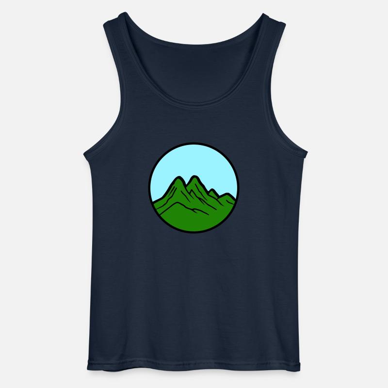 berge 2 - Gildan Männer Tank Top - Navy