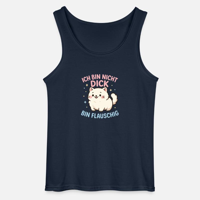 Bin nicht dick - Gildan Männer Tank Top - Navy