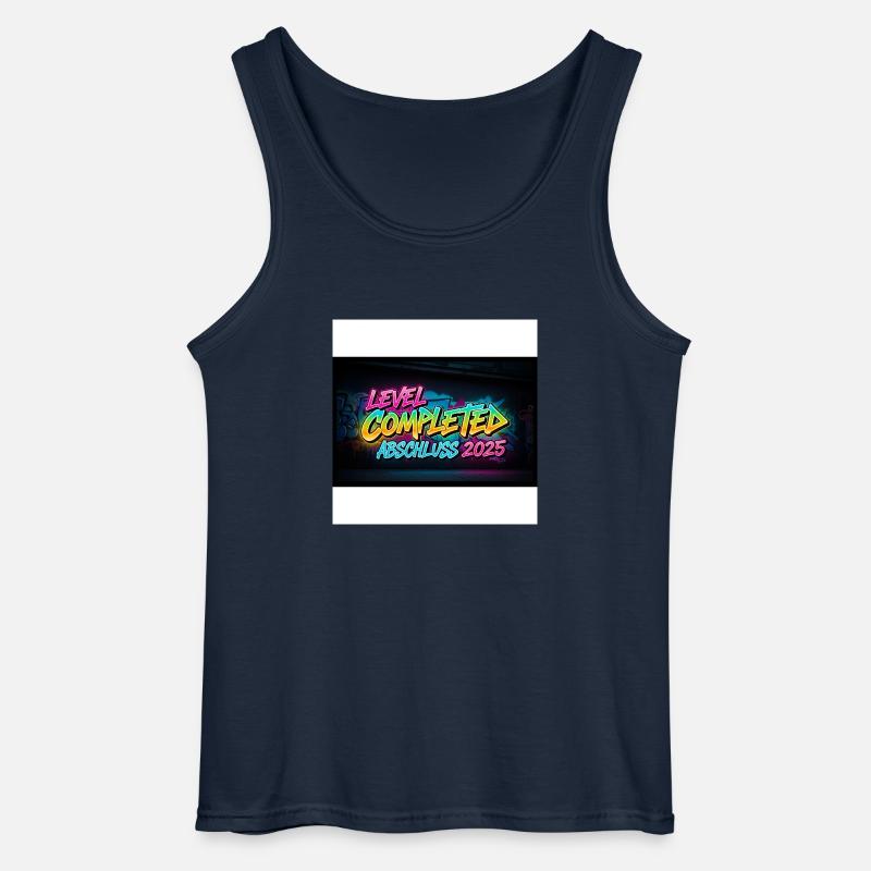 Stylisches Abschluss 2025 Design – Perfekt - Gildan Männer Tank Top - Navy