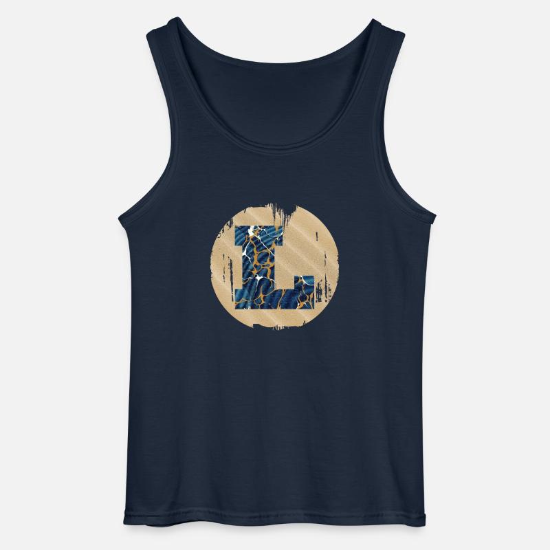 e 16 l - Gildan Männer Tank Top - Navy