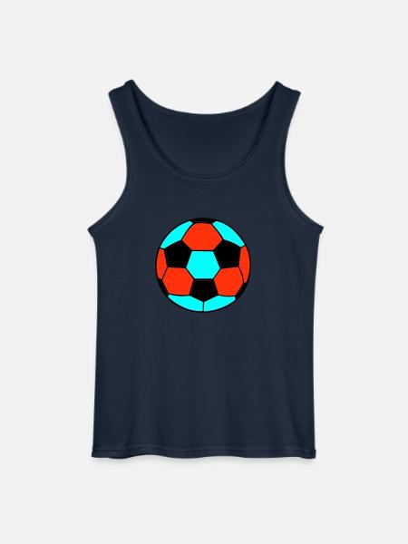 fussball 2 - Gildan Männer Tank Top - Navy