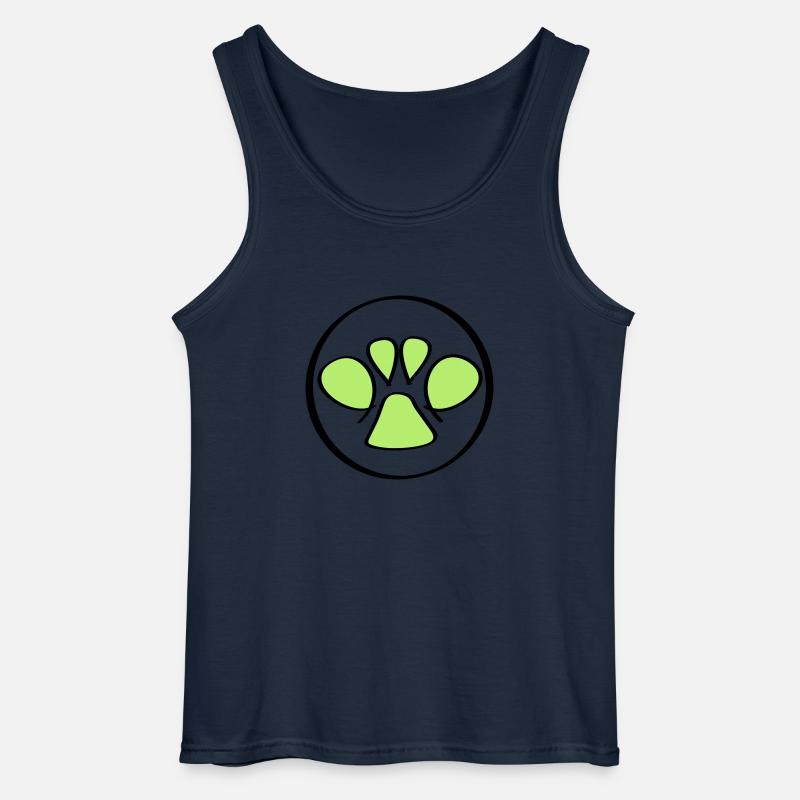 pfote - Gildan Männer Tank Top - Navy