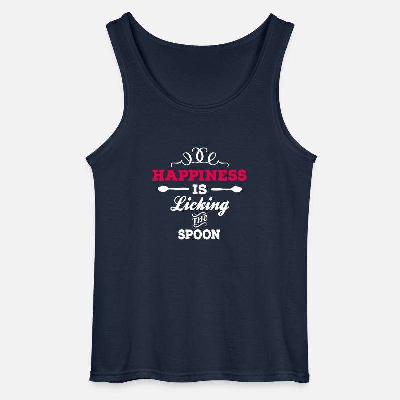 kochen - Gildan Männer Tank Top - Navy
