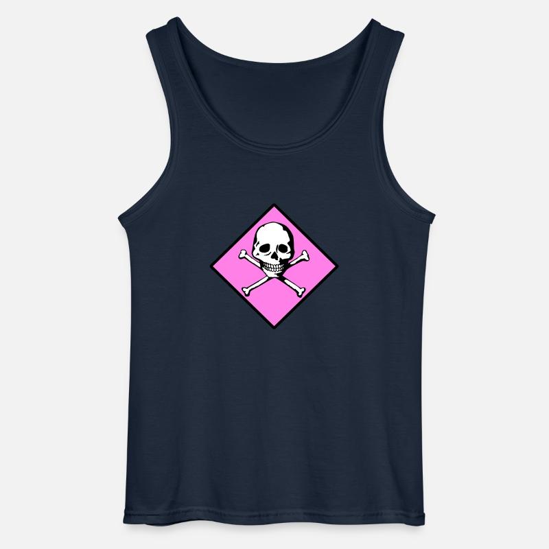 Schädel und Knochen - Gildan Männer Tank Top - Navy