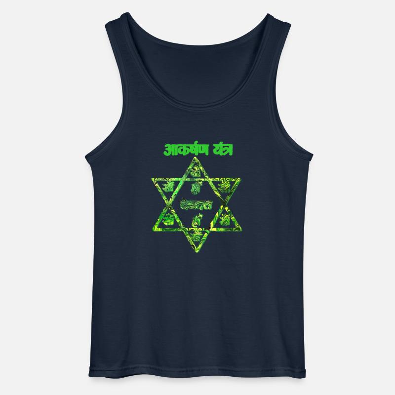 akarshan yantra e 35 - Gildan Männer Tank Top - Navy