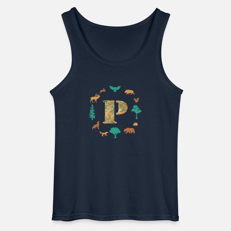 wald e 95 p - Gildan Männer Tank Top - Navy