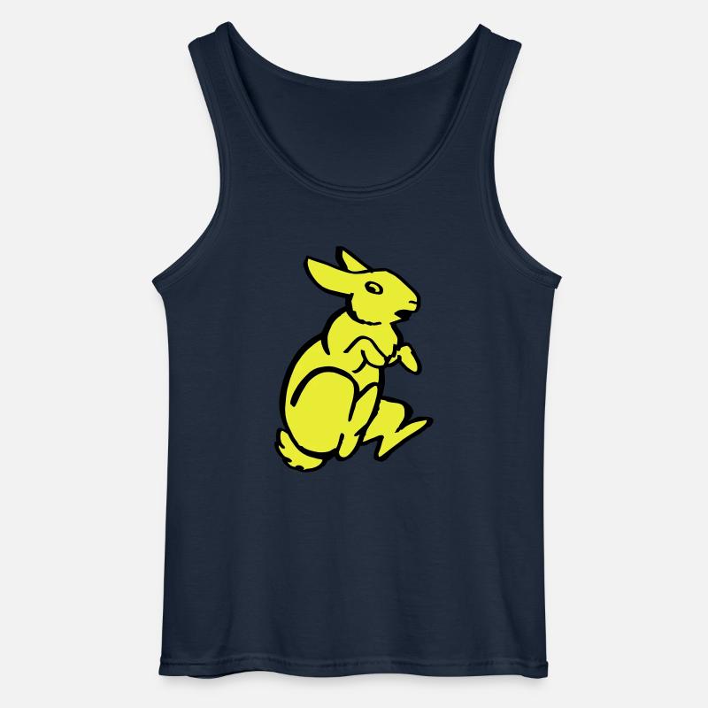 Kaninchen - Gildan Männer Tank Top - Navy