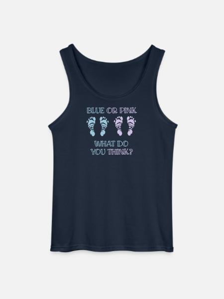 gender reveal party - Gildan Men’s Tank Top - navy