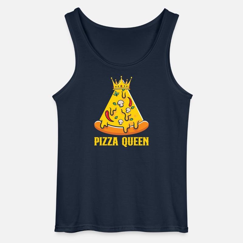Official Pizza Queen – Leader Design - Gildan Men’s Tank Top - navy