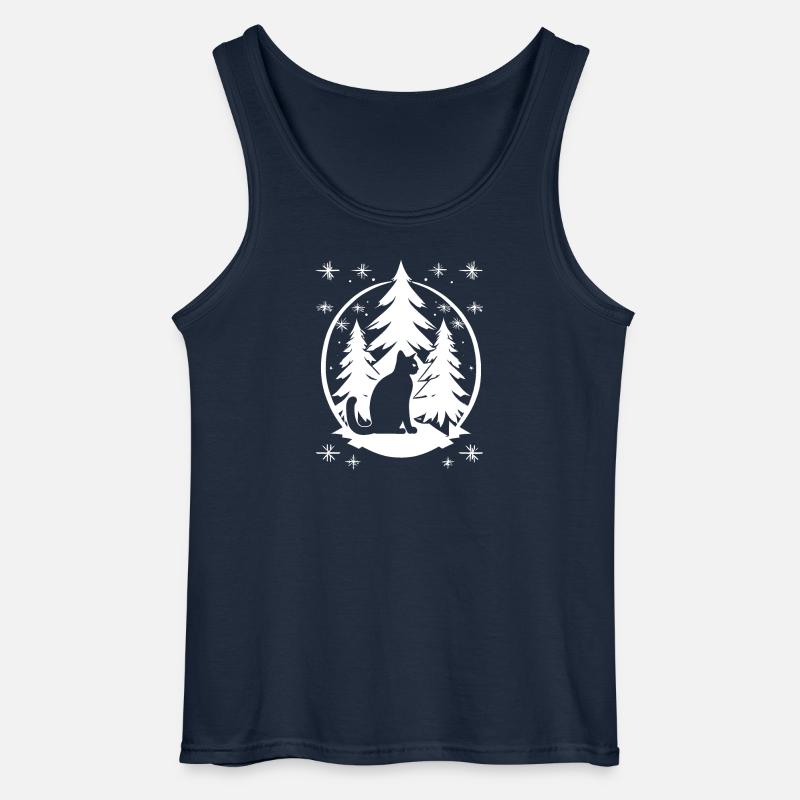 Kätzchen - Gildan Männer Tank Top - Navy