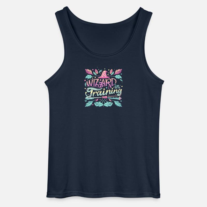 Wizard in Training - Gildan Männer Tank Top - Navy
