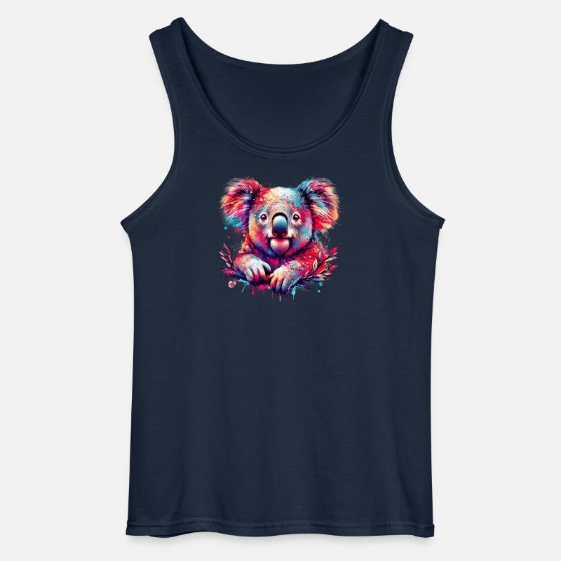 Koala - Gildan Men’s Tank Top - navy