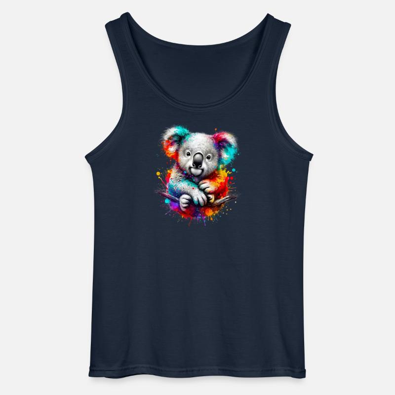 Koala - Gildan Männer Tank Top - Navy