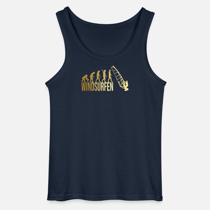 Evolution Windsurfen - Gildan Männer Tank Top - Navy