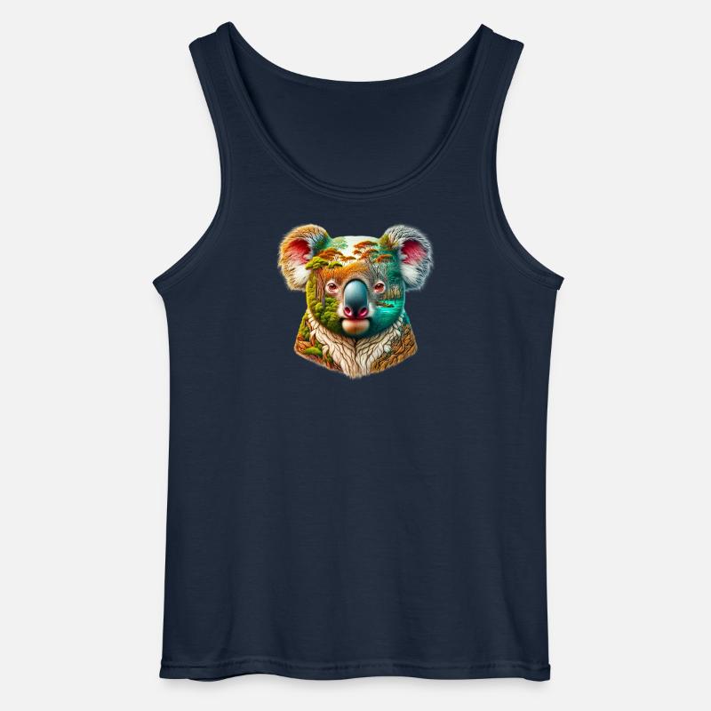 Koala - Gildan Männer Tank Top - Navy