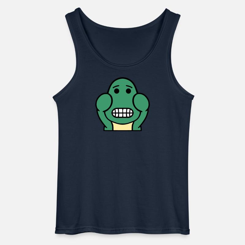 Dolly Grinsen - Gildan Männer Tank Top - Navy