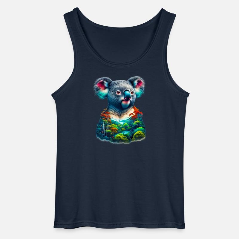 Koala - Gildan Männer Tank Top - Navy