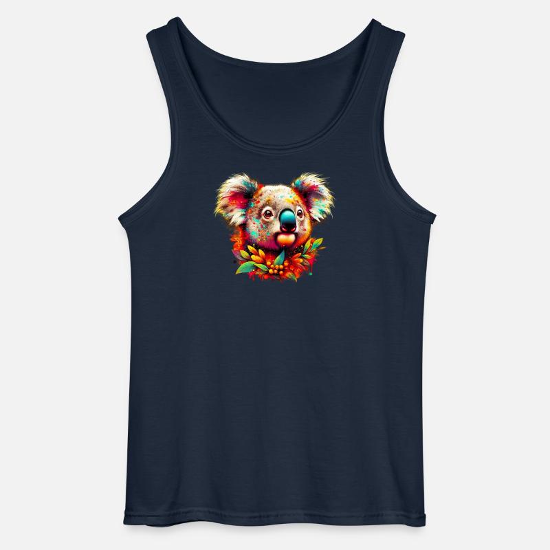 Koala - Gildan Männer Tank Top - Navy