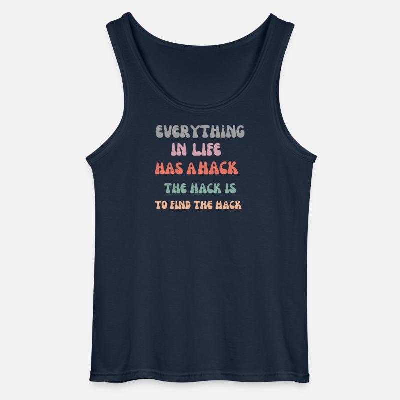 Lifehack - Gildan Männer Tank Top - Navy