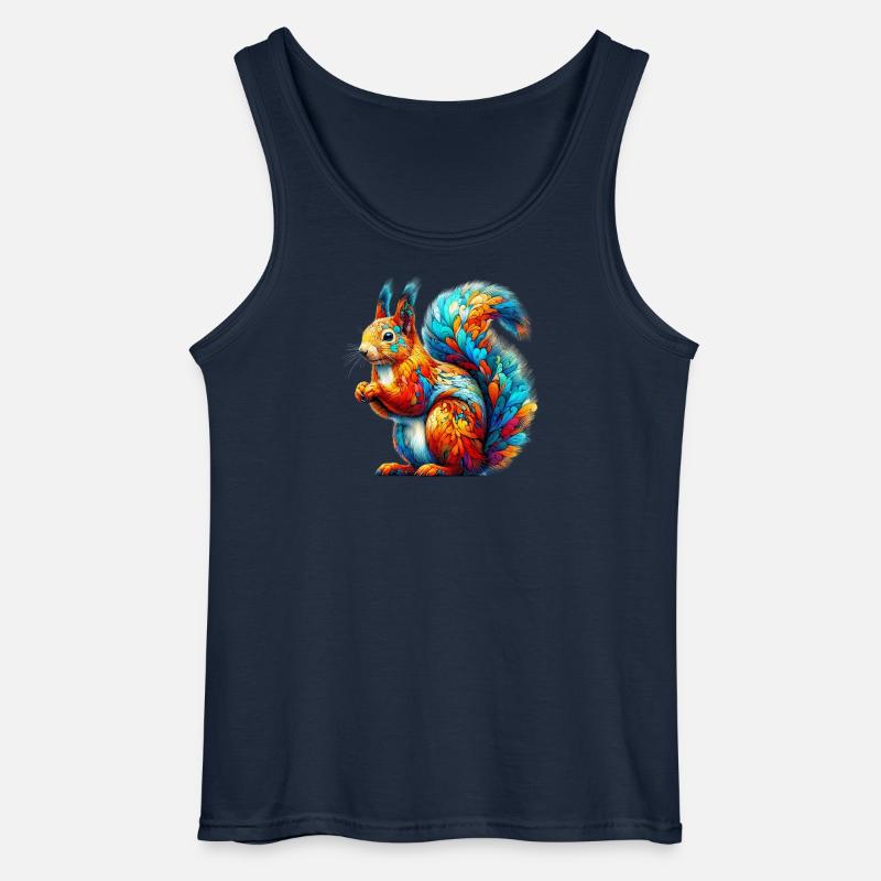 Eichhörnchen - Gildan Männer Tank Top - Navy