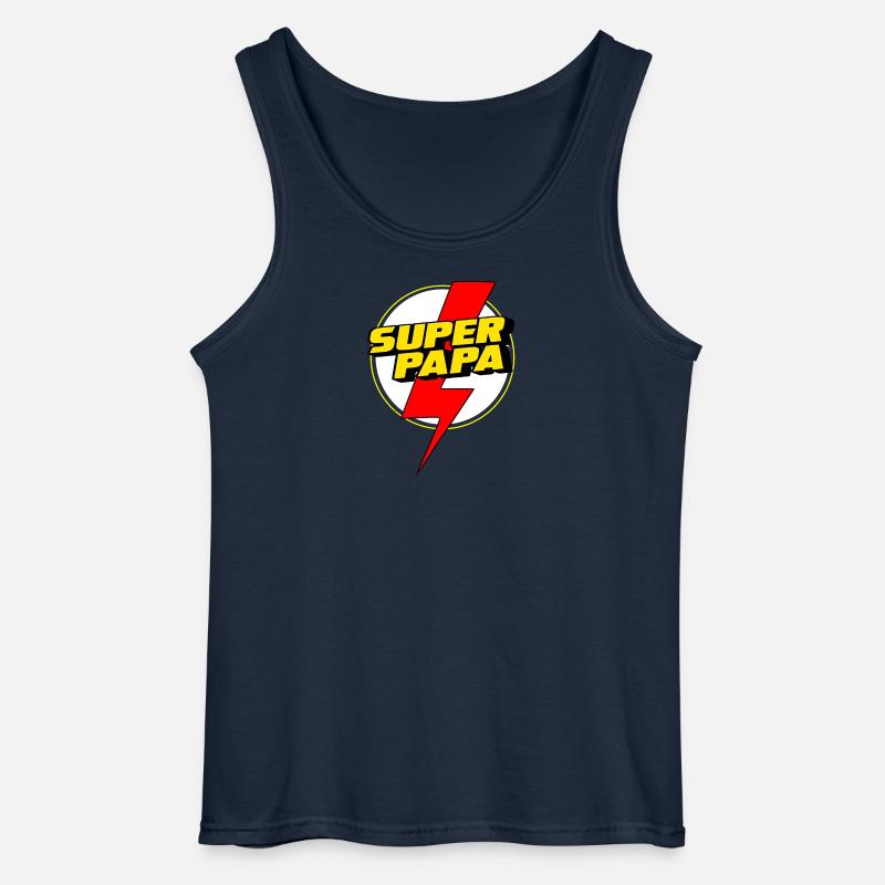 Super papà - Canotta da uomo Gildan - navy