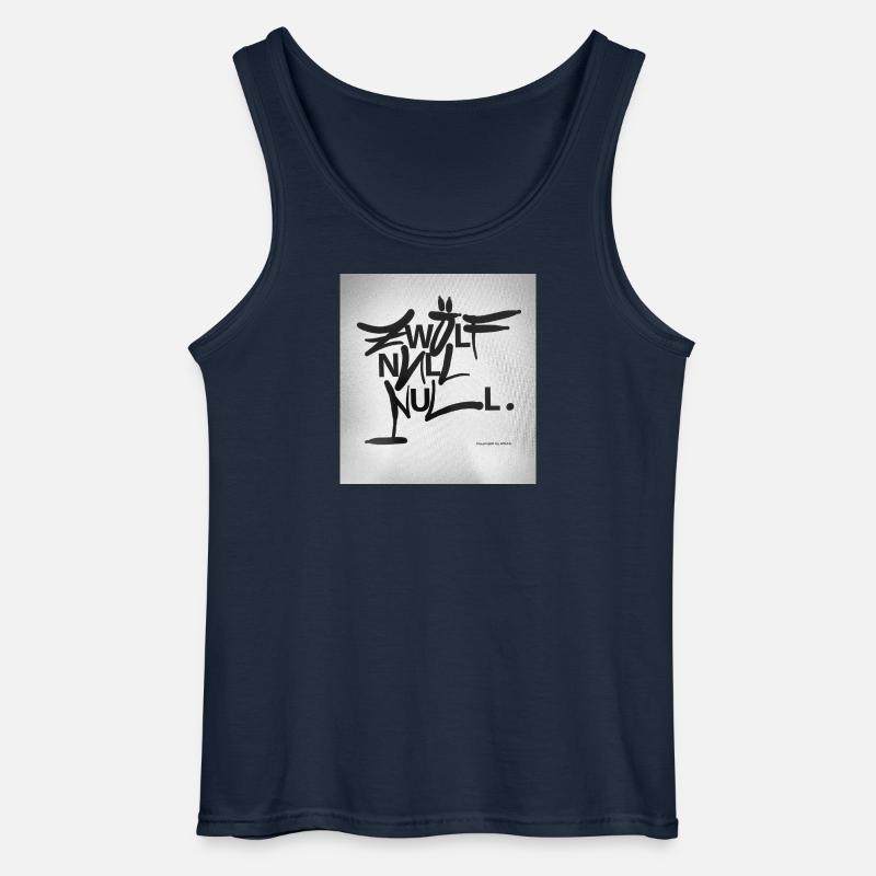 ZWÖLF_Null_Null - Gildan Männer Tank Top - Navy
