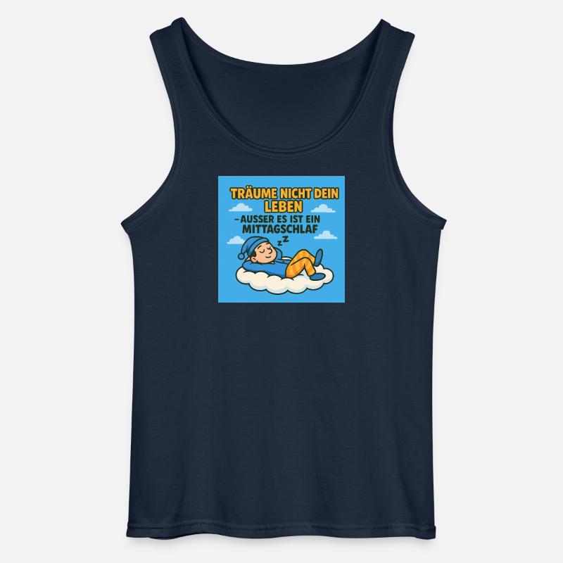 Träume nicht dein Leben - Gildan Männer Tank Top - Navy