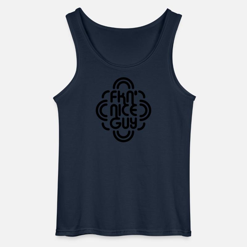 FKN Nice Guy - Gildan Männer Tank Top - Navy