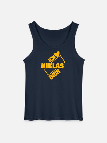 Niklas - Gildan Männer Tank Top - Navy