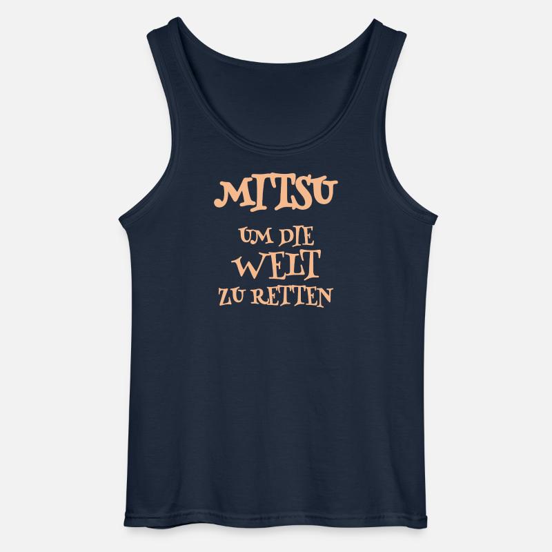 Mitsu - Gildan Männer Tank Top - Navy