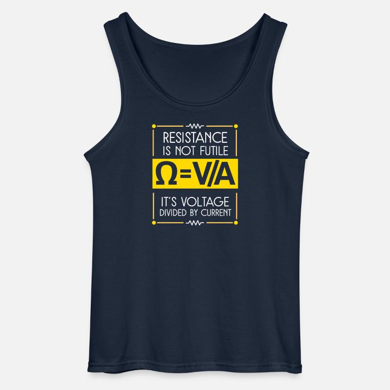 Physik Phyiker Physikstudent Physiklehrer - Gildan Männer Tank Top - Navy