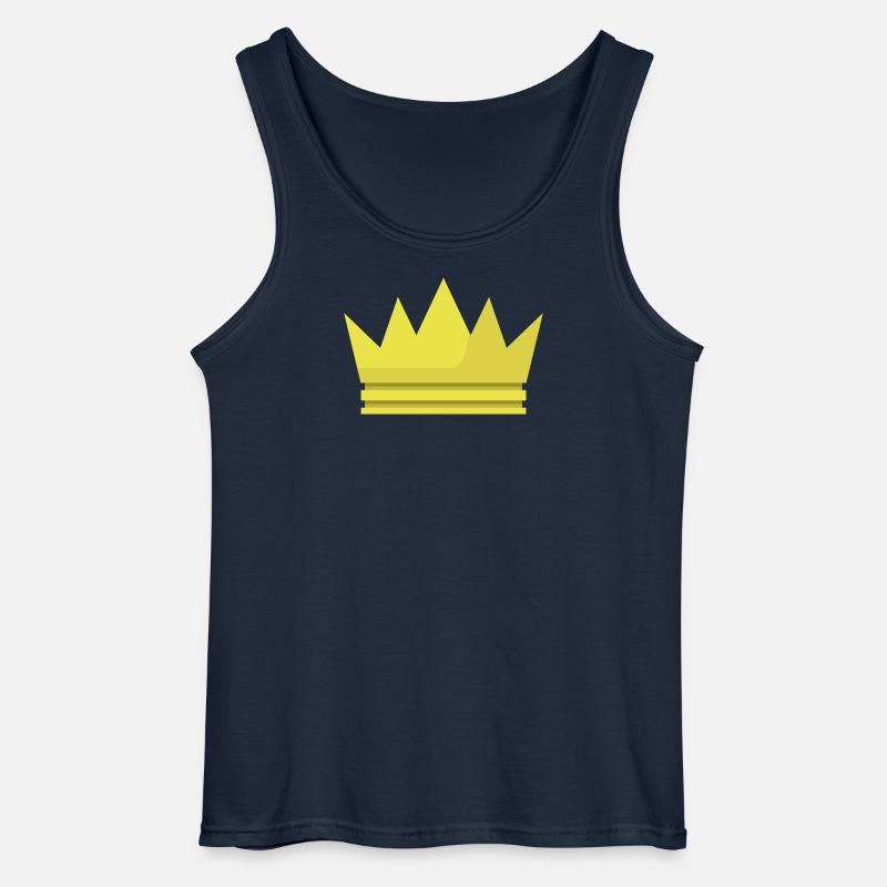 Krone - Gildan Männer Tank Top - Navy
