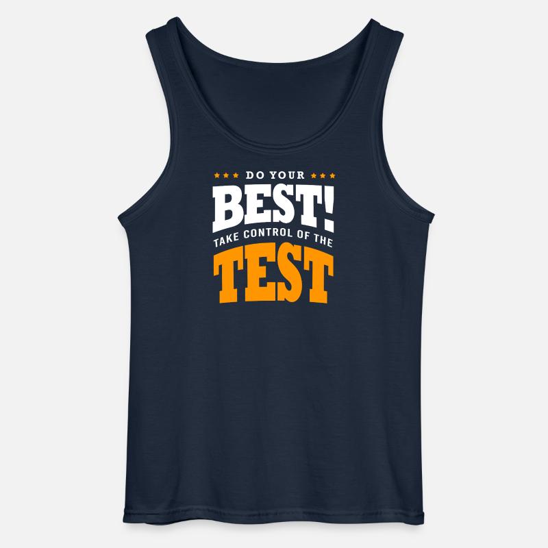 Prüfung Lehrer Abi Abitur - Gildan Männer Tank Top - Navy