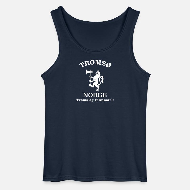 Tromso Norge Norway - Gildan Männer Tank Top - Navy