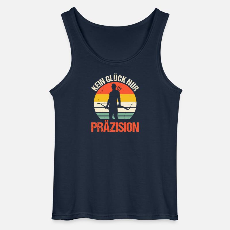 Bogenschütze Bogensport Bogenschießen - Gildan Männer Tank Top - Navy