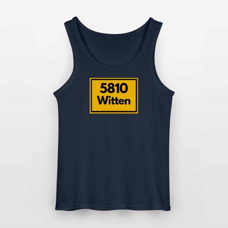 OLD POSTCODE POSTCODE RETRO 5810 WITTEN RUHRGEBIET Gildan Men’s Tank Top
