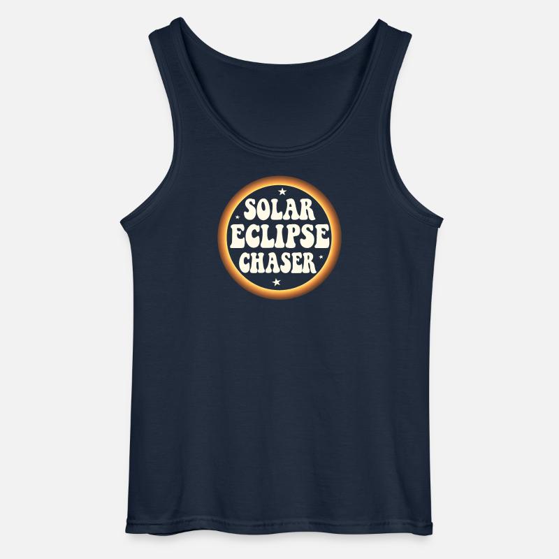 Solar eclipse chaser - Gildan Männer Tank Top - Navy