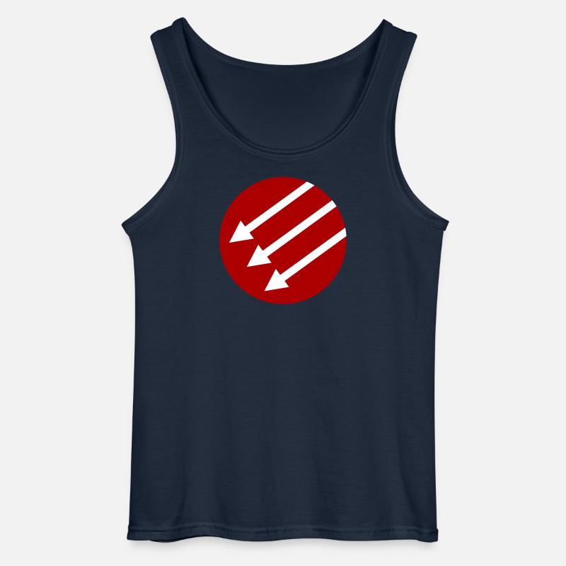 Iron Front / Eiserne Front / Järnfronten - Gildan Men’s Tank Top - navy