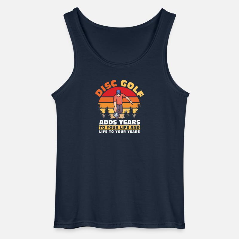 Disc Golf Geschenke Discgolf - Gildan Männer Tank Top - Navy